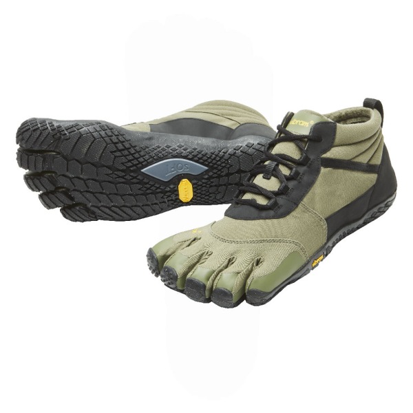 Panske Turistické Topánky Vibram Slovensko - FiveFingers V-Trek Insulated Čierne | 3542CKLWX